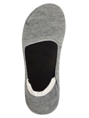 Photo of Undeez Men's 5 Pack Secret Socks Grey Melange