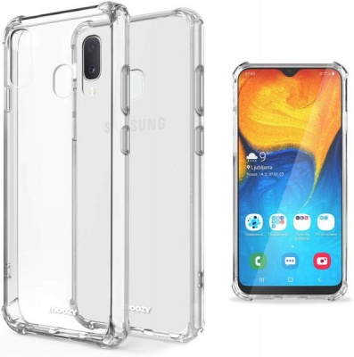 CellTime Galaxy A20 Clear Shock Resistant Armor Cover