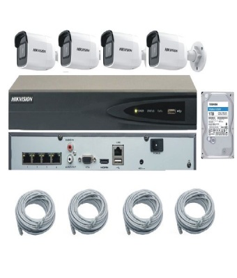 Photo of Hikvision 4ch Plug & Play IP Kit With 2MP IP Bullet Cameras