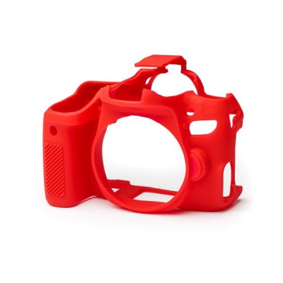 Photo of EasyCover PRO Silicone Case for Canon 77D - Red Digital Camera