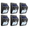 Set of 6 PIP Motion CDS Night Sensor Solar LED Wall Light Photo