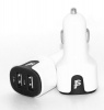 Superfly 3.4A Dual USB Micro Car Charger - White Photo