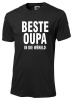 Beste Oupa in Die Wereld - Black T-shirt Photo