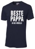 Beste Pappa in Die Wereld - Navy T-shirt Photo