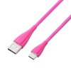 Volkano Fashion Series Type-C Cable - 1.8m - Lumo Pink Photo