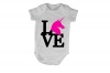 Love Unicorns - SS - White Baby Grow Photo