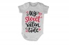 My Sweet Valentine - SS - White Baby Grow Photo