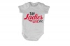The Ladies Love Me - Valentine - SS - White Baby Grow Photo
