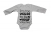 Too Cute to Be Your Valentine - LS - White Baby Grow Photo