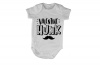 Valentine Hunk - SS - White Baby Grow Photo
