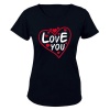 Love You - Valentine Inspired - Ladies - T-Shirt Photo