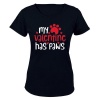 My Valentine Has Paws - Ladies - T-Shirt Photo
