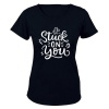 Stuck on You - Valentine Inspired - Ladies - T-Shirt Photo