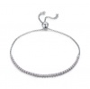 SilverCity 100% 925 Sterling Silver Zircon Eternity Bracelet Photo