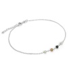 Sterling Silver & Pearl Anklet with Extender Chain Photo