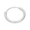 Sterling Silver 24Ga Segment Hoop Nose Ring 12mm Photo