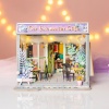 Robotime DIY Miniature house Kit with LED Light - The Encounter Cafe Photo