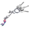 Troika Bag Charm with Two Charms - Mermaid Iris Photo