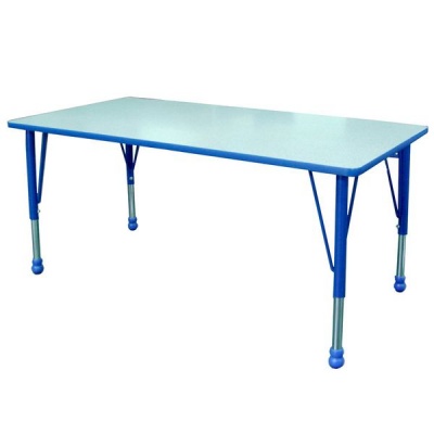 Photo of Greenbean Folding Height Adjustable School Table: 120 x 60cm