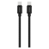 Volkano Iron Series Round Metallic Type-C toType-C Cable 1m - Black Photo