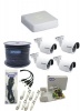 Hikvision 4CH 1MP Advanced Bullet KIT With ZAtech RG59 Cable Photo
