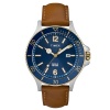 Timex Harborside Gents Watch - Blue Dial & Tan Leather Strap Photo