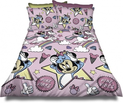 Photo of Minnie Mouse 'Unicorn' Duvet Cover Set