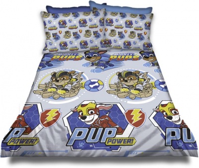 Photo of Paw Patrol 'Mighty Pups' Duvet Cover Set