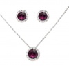 Civetta Spark Judy Set with Swarovski® Amethyst Crystal Photo