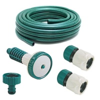 Watex 15m Garden Hose Pipe with Fittings Spray Nozzle and Sprinkler