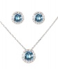 Civetta Spark Judy Set with Swarovski Aquamarine Crystal Photo
