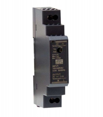 Photo of Mean Well AC/DC DIN Rail Power Supply ITE 1 Output 15W HDR-15-12