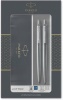 Parker Jotter Ballpoint Pen Pencil Set Stainless Steel Chrome Trim