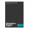 RBE : Bulk Pack Of 10 Attendance Register 12 Months 28pgs - 80gsm bond Photo