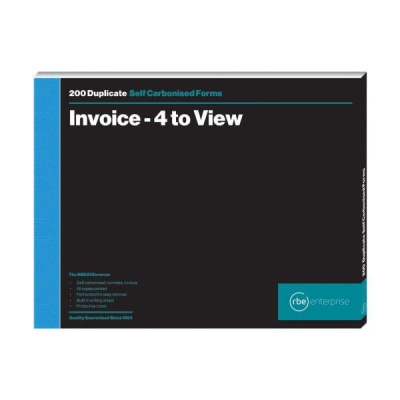 Photo of RBE : BULK Pack Of 2 A4 Invoice Duplicate 4 to View