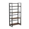 4 Tiers No-Assembly Folding Bookshelf Photo