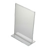 MR PLASTIC DOUBLE SIDED MENU HOLDER A5 PORTRAIT BOX OF - 10 Photo