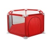 Baby Ball Pool Safety Fence with 50 Balls - Red Photo