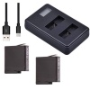 Xtreme Xccessories Dual Charger for GoPro Hero 8/7/6/5 Black 2 Batteries Photo