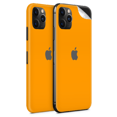 Photo of WripWraps Matte Orange Vinyl Skin for iPhone 11 Pro Max - Two Pack