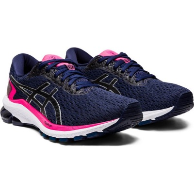 Photo of ASICS Women's GT-1000 9 Running Shoes - Blue/Pink