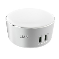 LMA LDNIO A2208 LED Power Touch Lamp 2 USB Smart Charger
