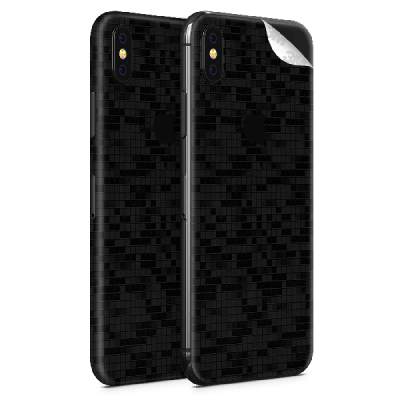 Photo of WripWraps Black Glitch Vinyl Skin for iPhone XS Max - Two Pack