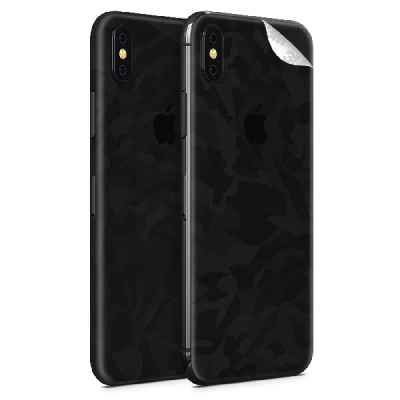 Photo of WripWraps Black Camo Vinyl Skin for iPhone XS Max - Two Pack