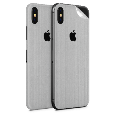 Photo of WripWraps Brushed Metal Vinyl Skin for iPhone XS Max - Two Pack
