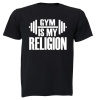 Gym is my Religion - Adults - T-Shirt - Black Photo