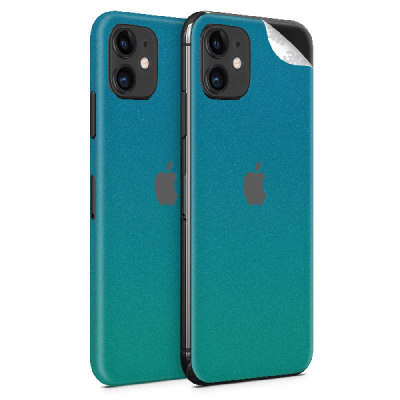 Photo of WripWraps Caribbean Shimmer Vinyl Skin for iPhone 11 - Two Pack