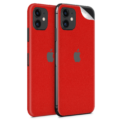 Photo of WripWraps Pure Red Vinyl Skin for iPhone 11 - Two Pack