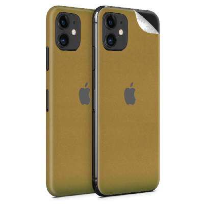 Photo of WripWraps Gold Psychedelic Vinyl Skin for iPhone 11 - Two Pack