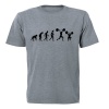Weightlifting Evolution - Adults - T-Shirt - Grey Photo